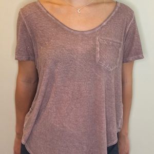Purple tee